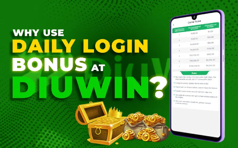 diuwin daily login bonus