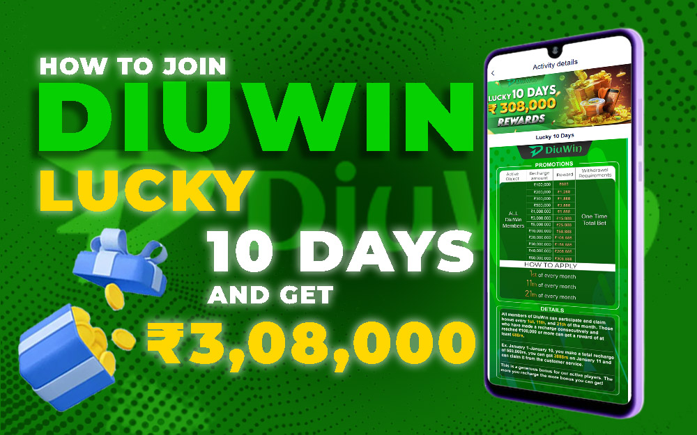 diuwin lucky 10 days bonus